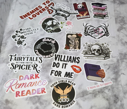 Dark romance sticker