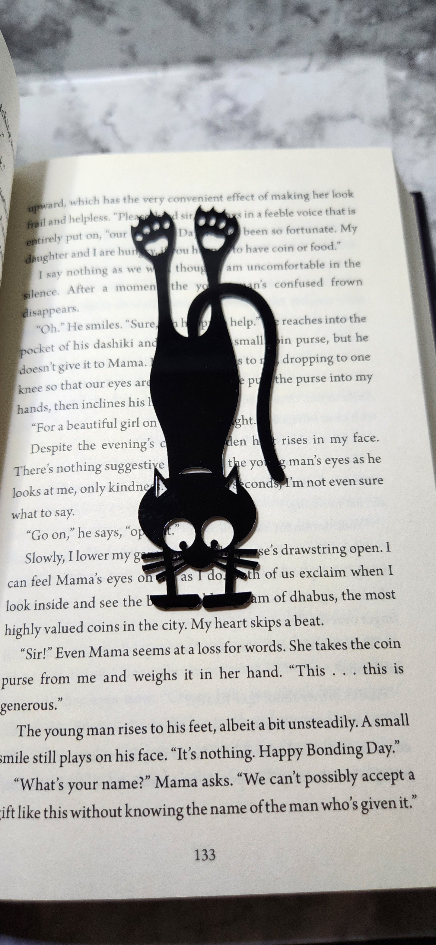 Cat bookmark